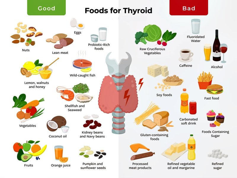Many kinds of research are going on to see the impacts of various foods on thyroid health.